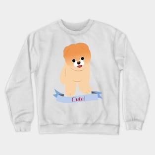 Pomeranian dog Crewneck Sweatshirt